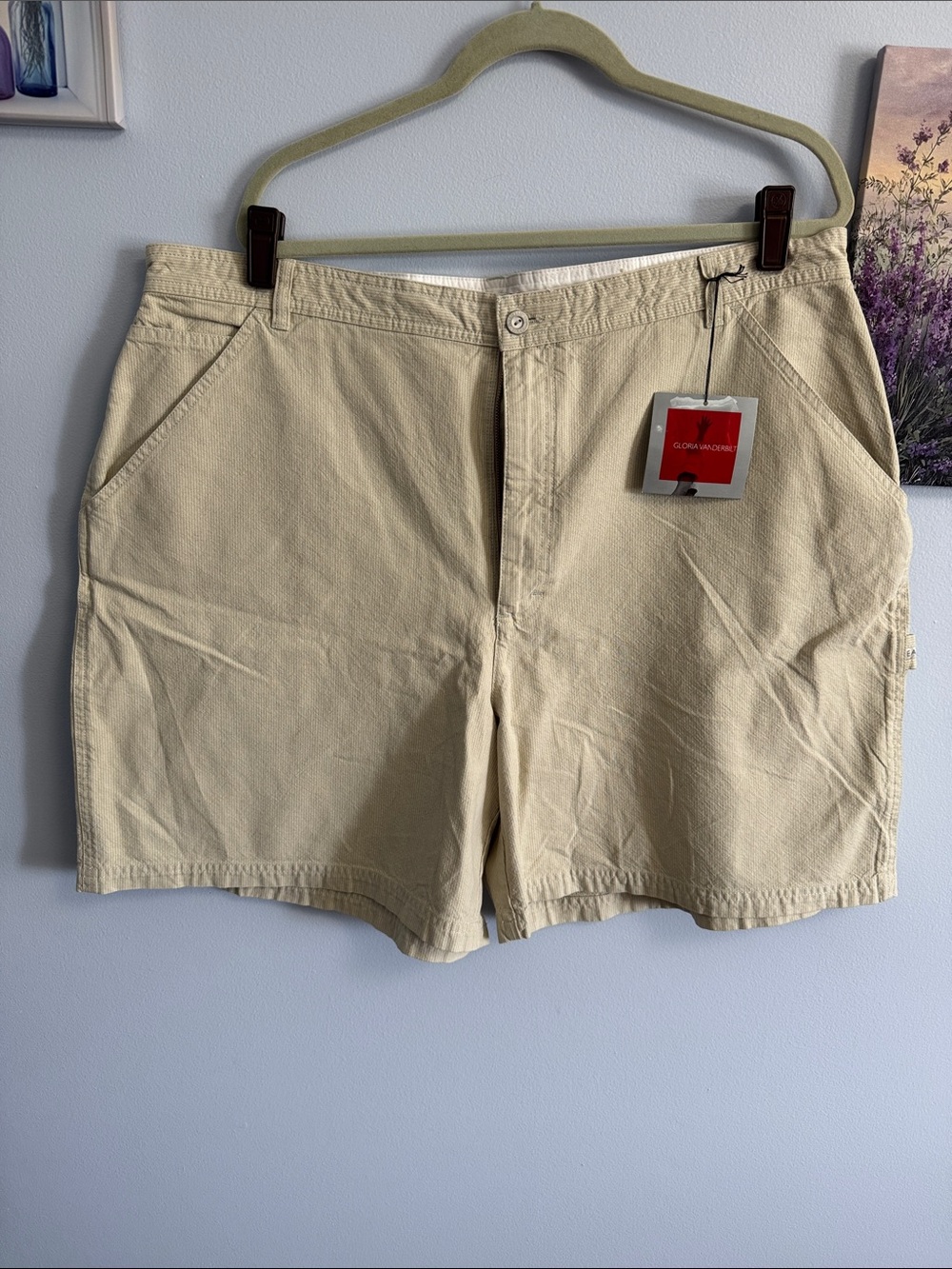 Beige Casual Shorts - Classic Cotton Blend